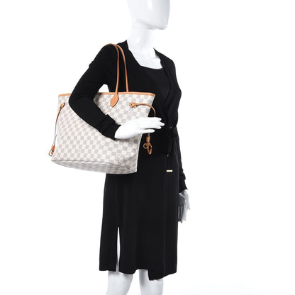Louis Vuitton Damier Azur Neverfull MM 2 of 7