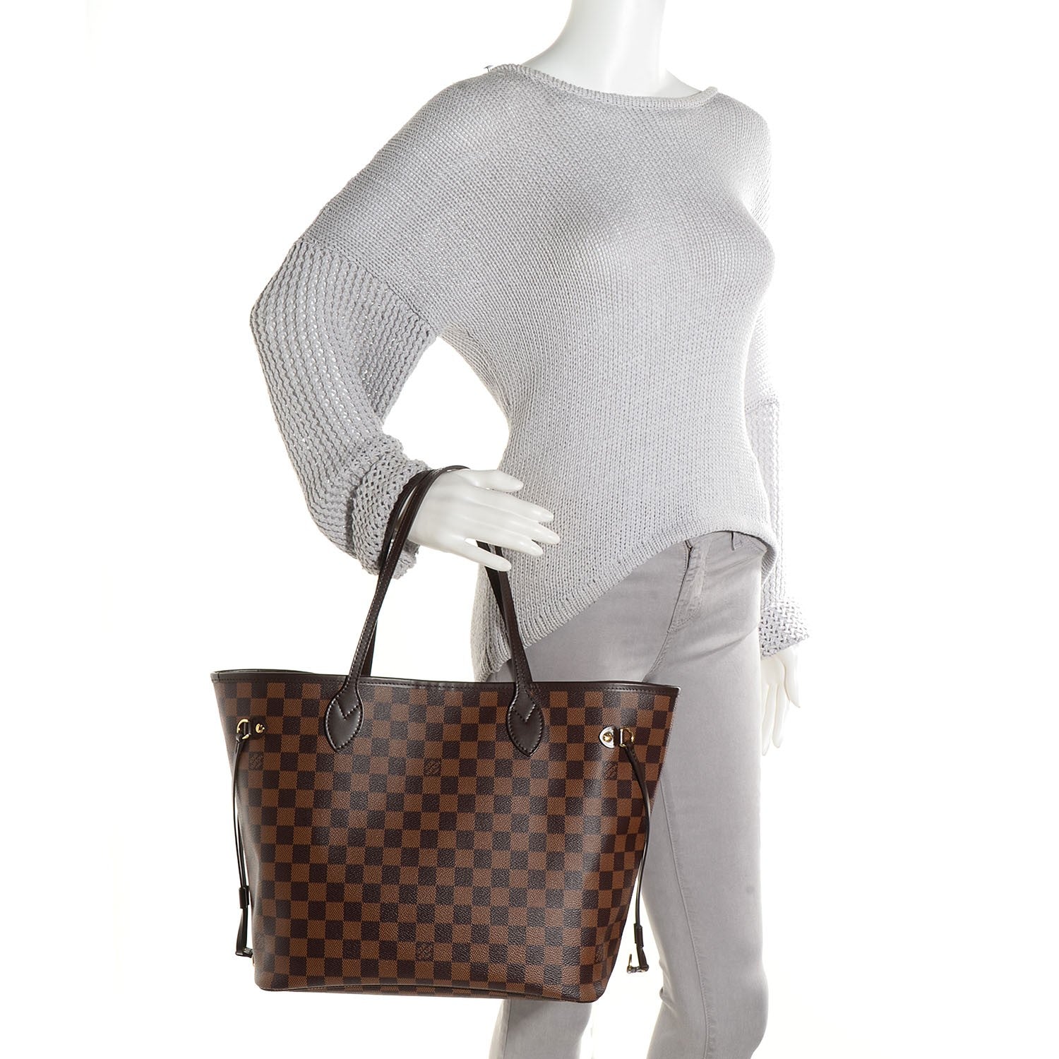 Louis Vuitton Damier Ebene Neo Neverfull MM 3 of 10