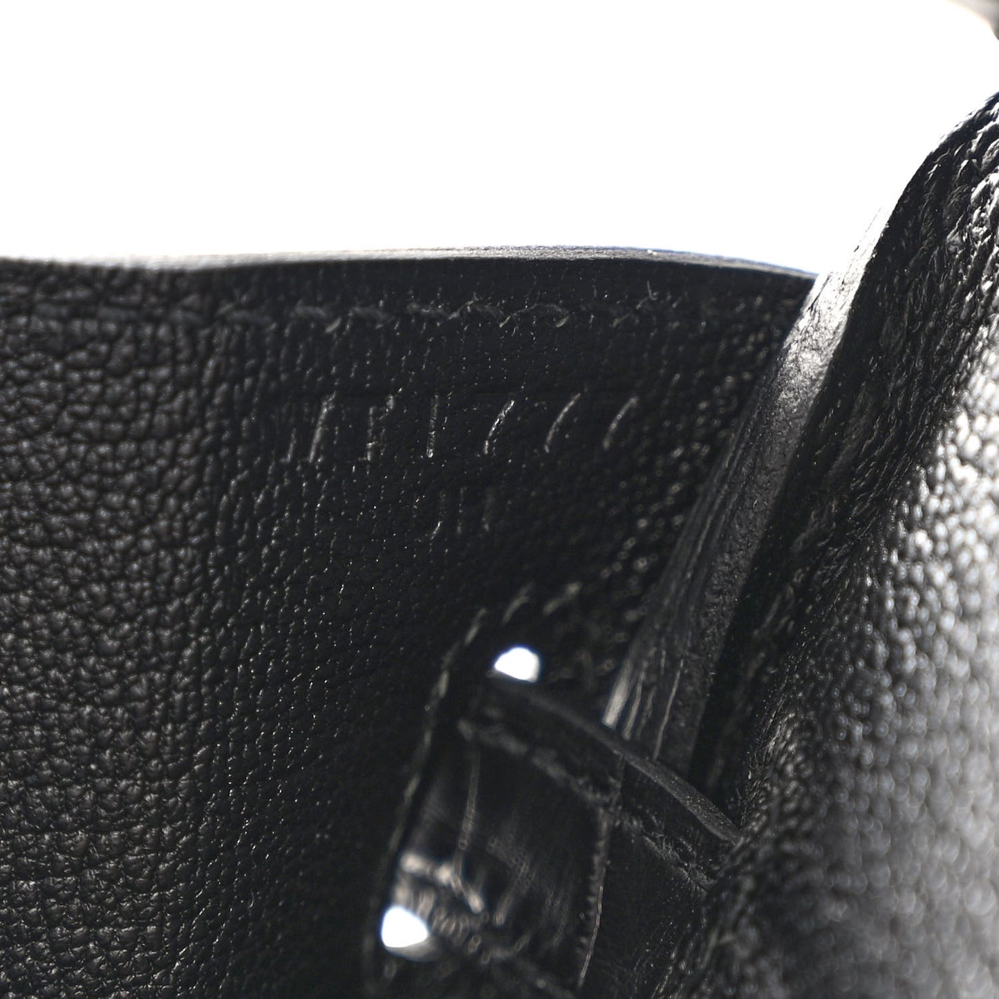 Togo Matte Alligator Birkin Touch 25 Black