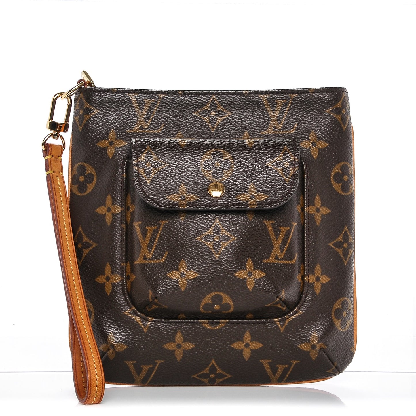 Monogram Partition Wristlet