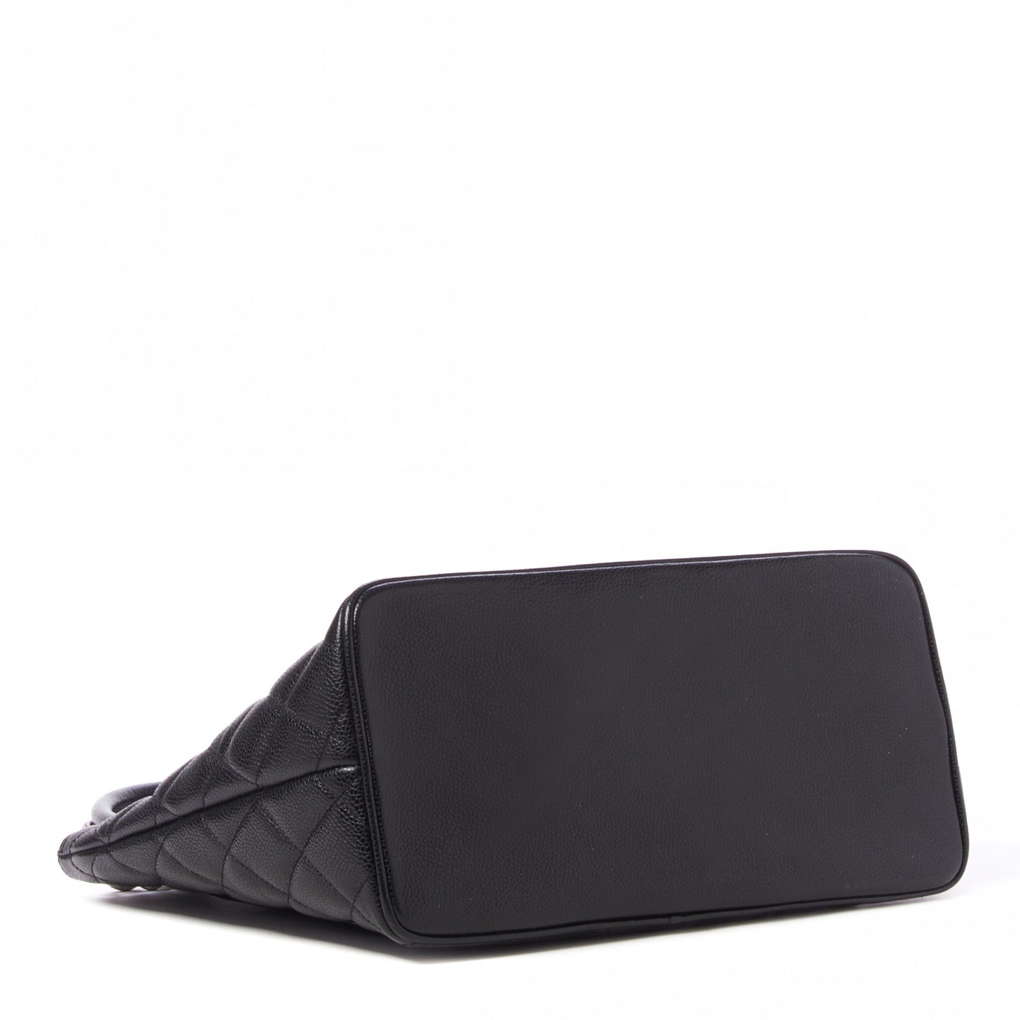 Caviar Quilted Medallion Tote Black