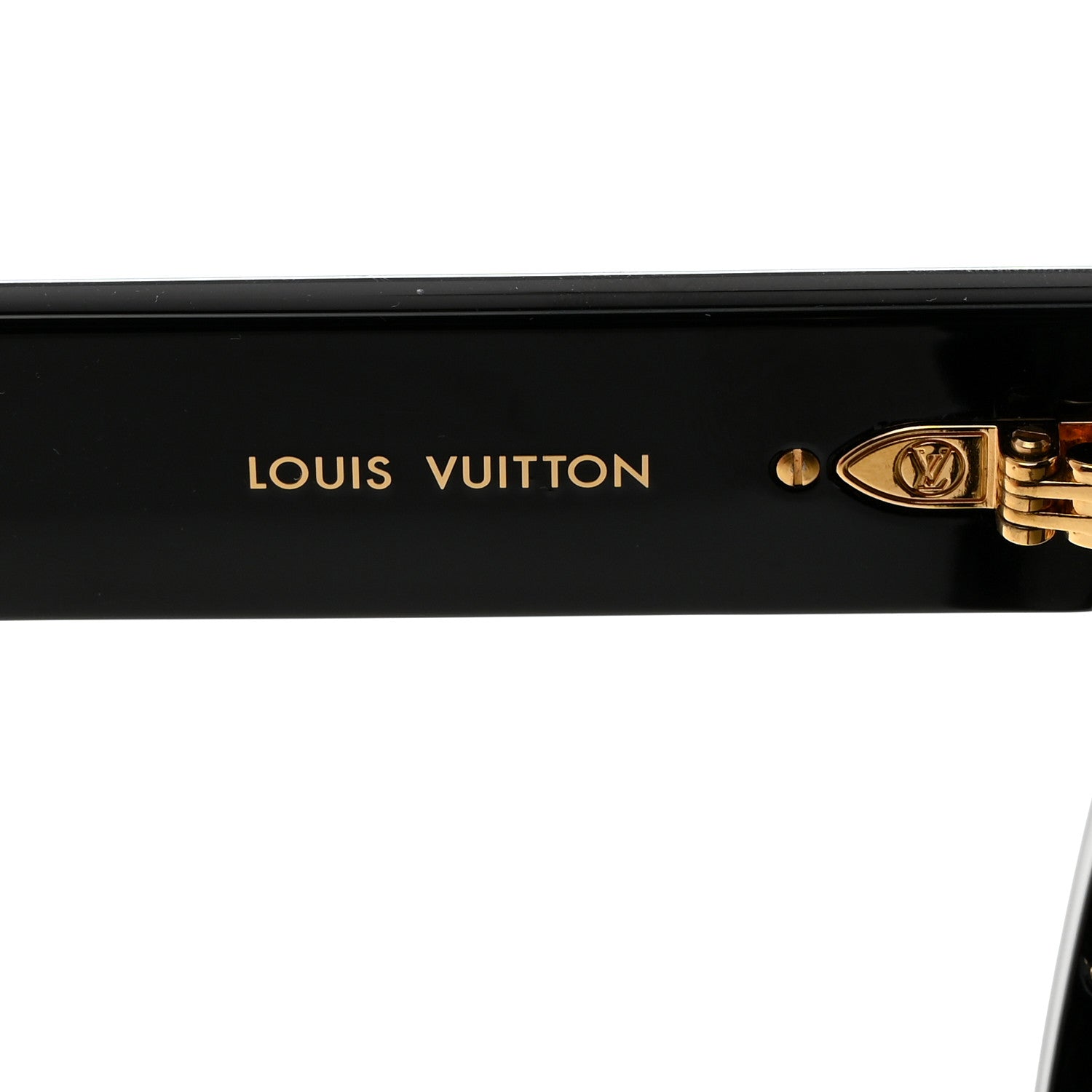 Louis Vuitton Acetate Flower Edge Round Sunglasses Z1777W Black 5 of 7
