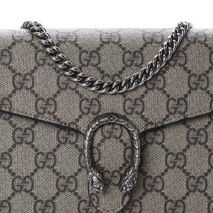 Gucci GG Supreme Monogram Mini Dionysus Chain Wallet Beige Black 10 of 11