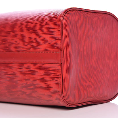 Louis Vuitton Epi Speedy 30 Rouge 14 of 19
