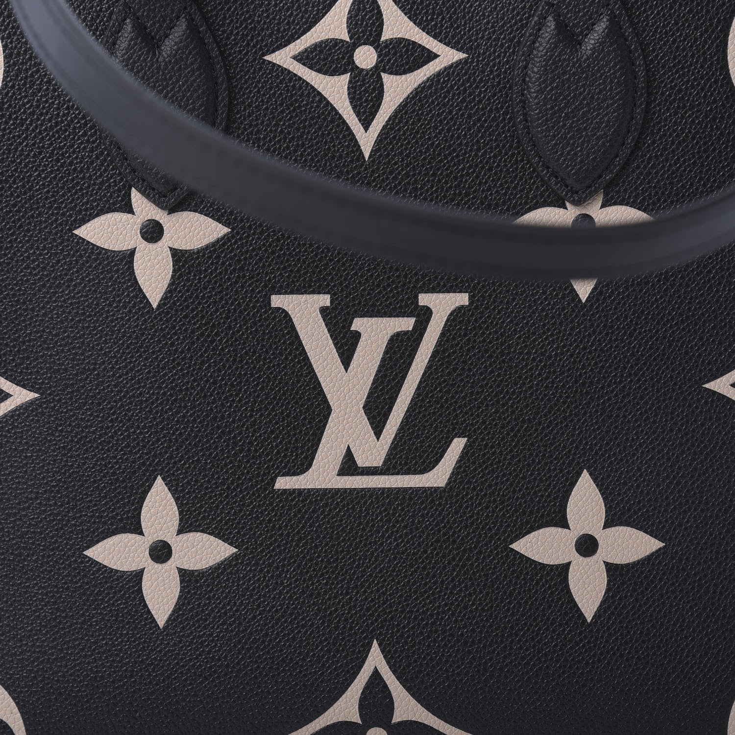 Louis Vuitton Empreinte Monogram Giant Onthego MM Black Beige 9 of 9