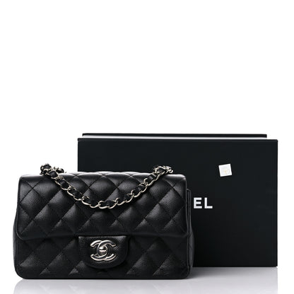 Chanel Caviar Quilted Mini Rectangular Flap Black 10 of 10