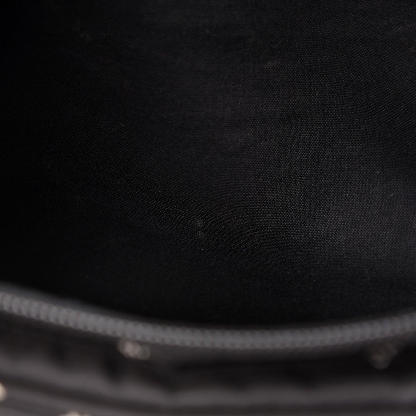 Twill Nylon Allover Logo Explorer Beltpack Black White