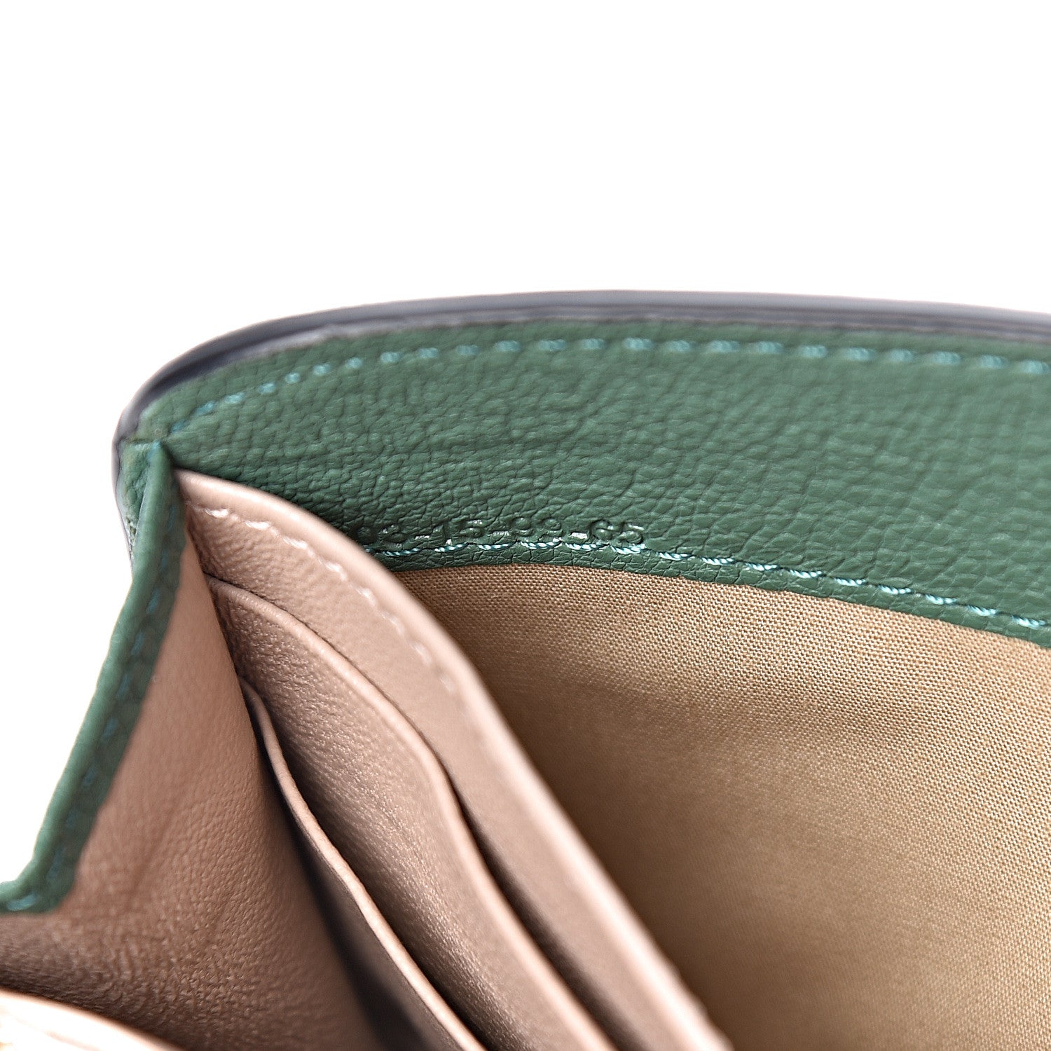 Chloe Grained Lambskin Drew Long Wallet with Flap Soft Green 8 of 12