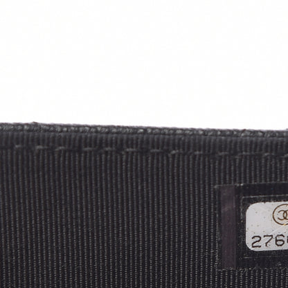 Chanel Caviar Quilted CC Box Strap Pouch Black 9 of 12