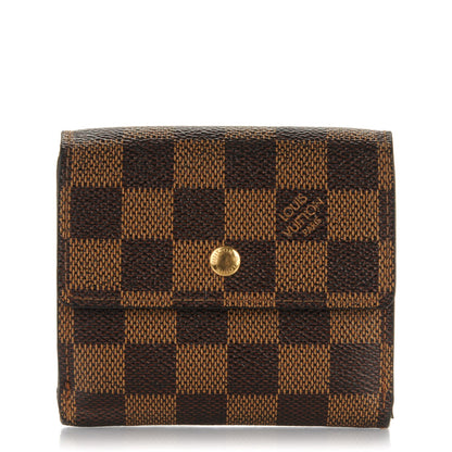 Louis Vuitton Damier Ebene Elise Wallet 1 of 7