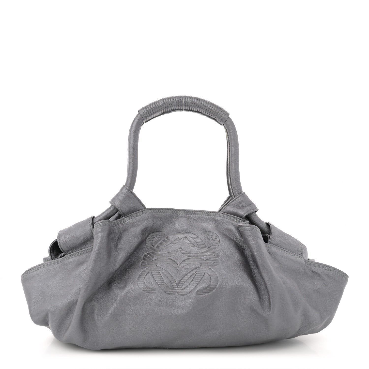 Loewe Metallic Sheepskin Bolso Mistral Bag Silver 1 of 12