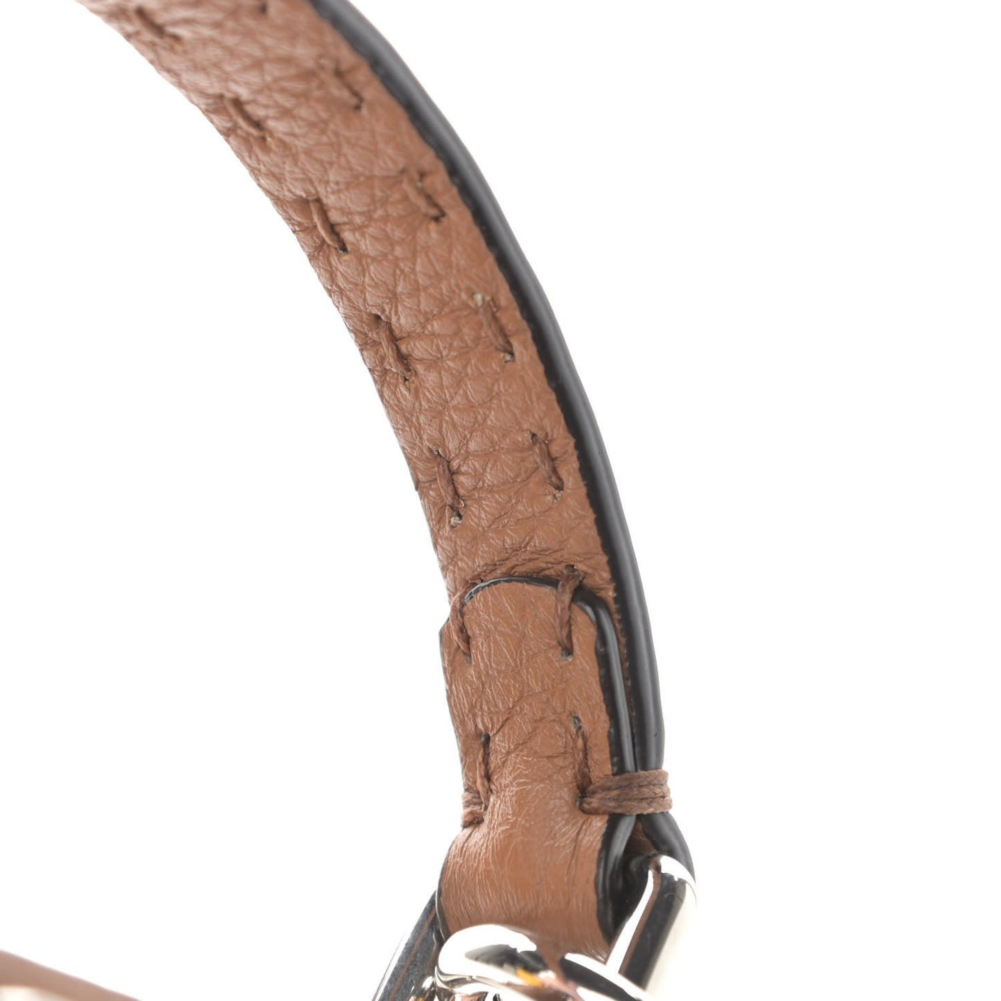 Cuoio Romano Selleria Bi-Color Mini Peekaboo Iconic Satchel Mou Milk