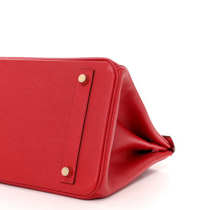 Hermes Epsom Birkin 30 Rouge Casaque 10 of 10