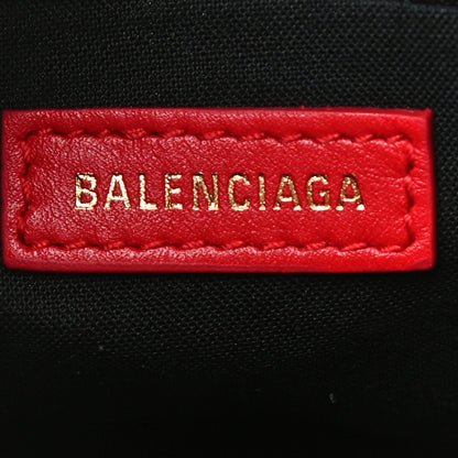 Balenciaga Nappa Calfskin Quilted Touch B Bucket Bag Bright Red 6 of 10