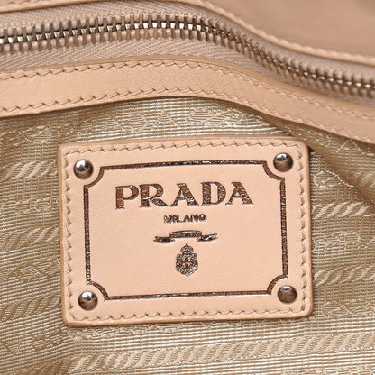 Prada Nappa Gaufre Tote Ecru 6 of 8