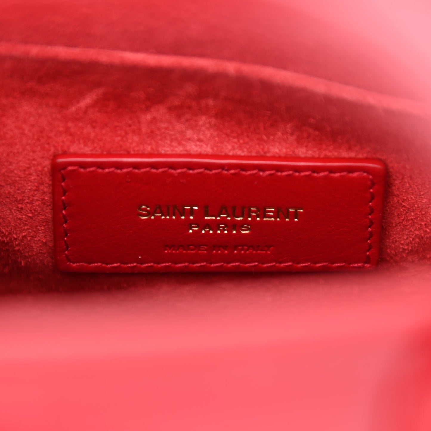 Patent Nano Sac De Jour Red