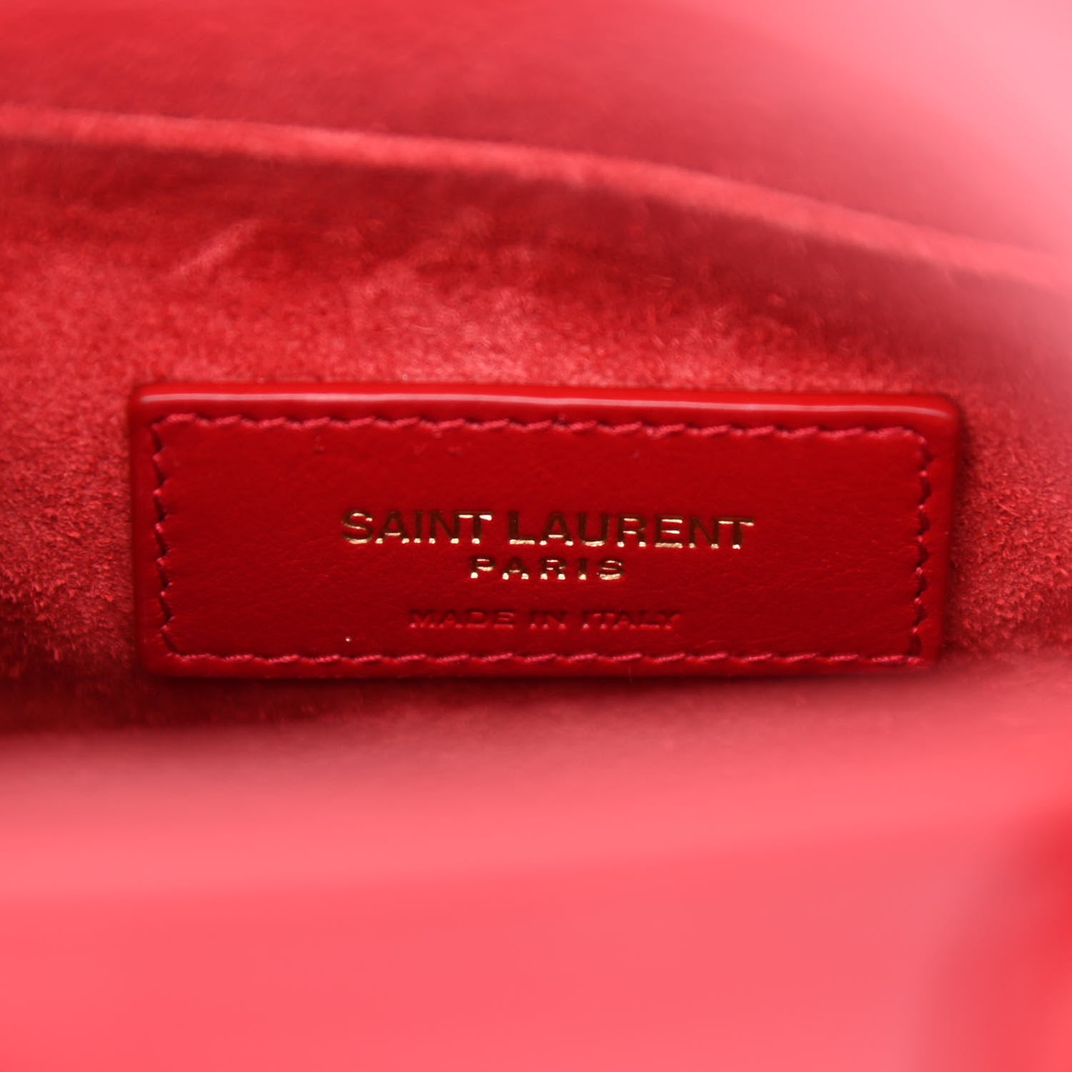 Saint Laurent Patent Nano Sac De Jour Red 6 of 9