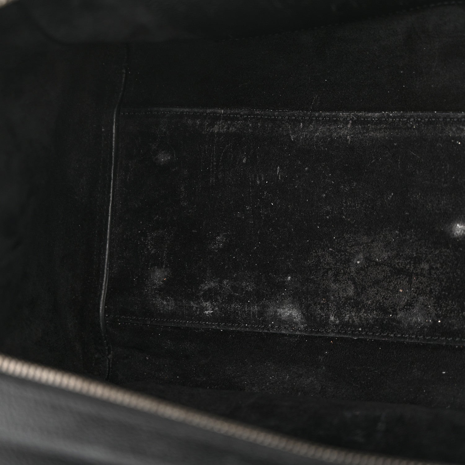 Saint Laurent Grained Calfskin Small Cabas Rive Gauche Black 12 of 22