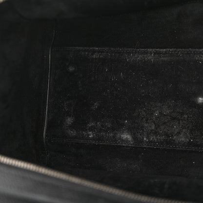 Saint Laurent Grained Calfskin Small Cabas Rive Gauche Black 12 of 22