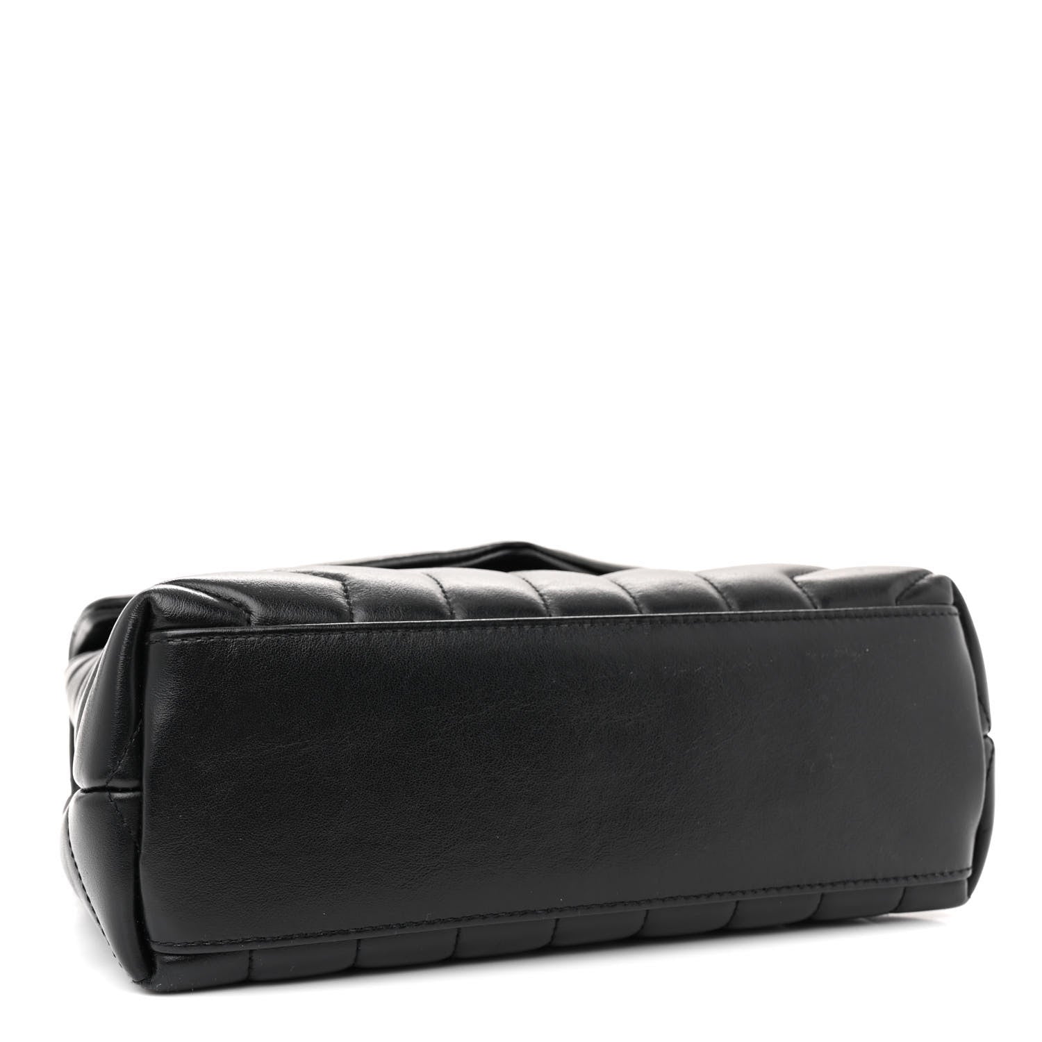 Saint Laurent Calfskin Y Quilted Monogram Small Loulou Chain Satchel Black 4 of 11