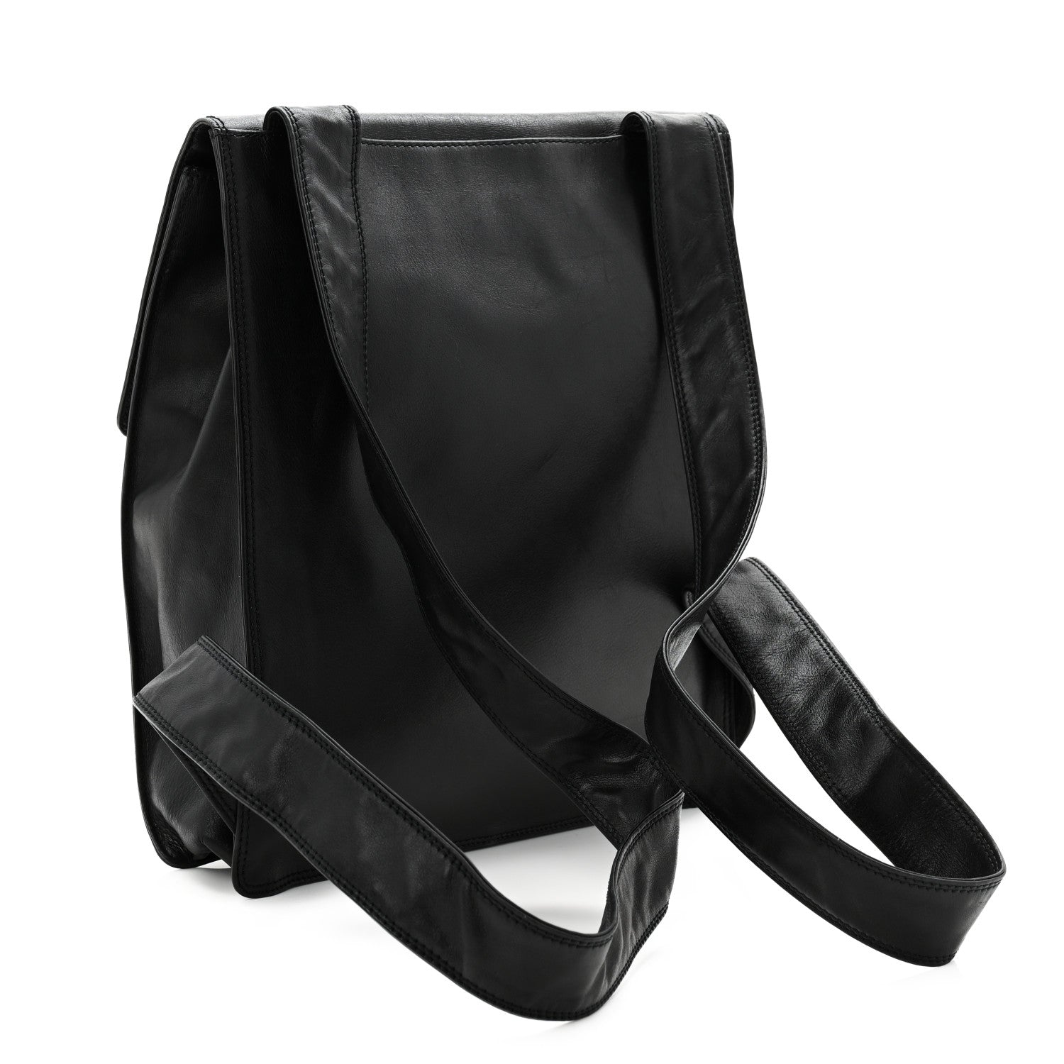 Chanel Lambskin CC Backpack Black 3 of 11