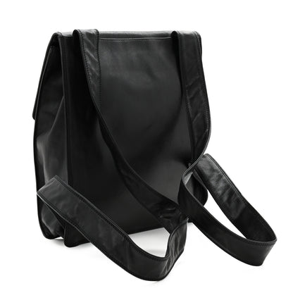 Chanel Lambskin CC Backpack Black 3 of 11