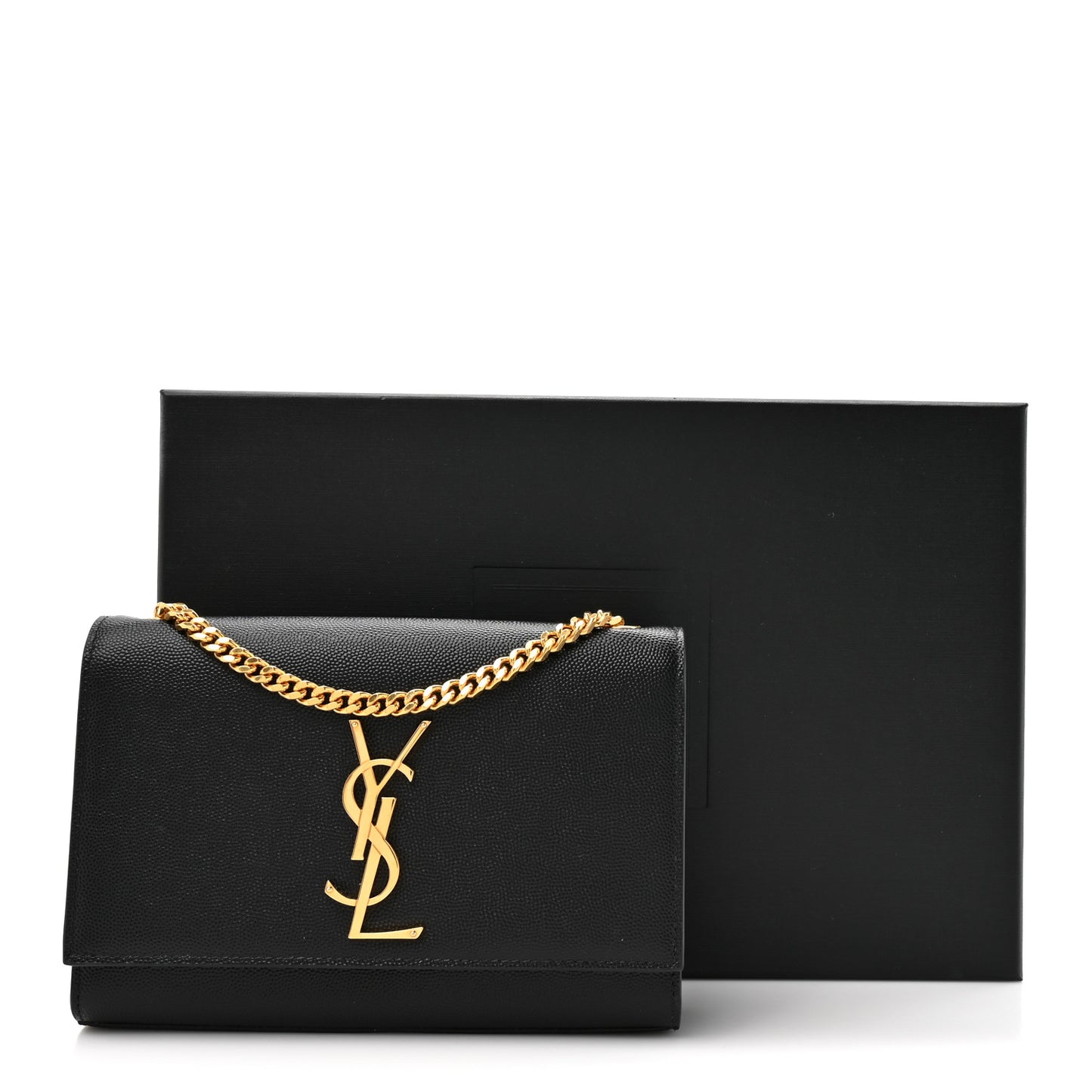 Grain De Poudre Small Monogram Kate Satchel Black