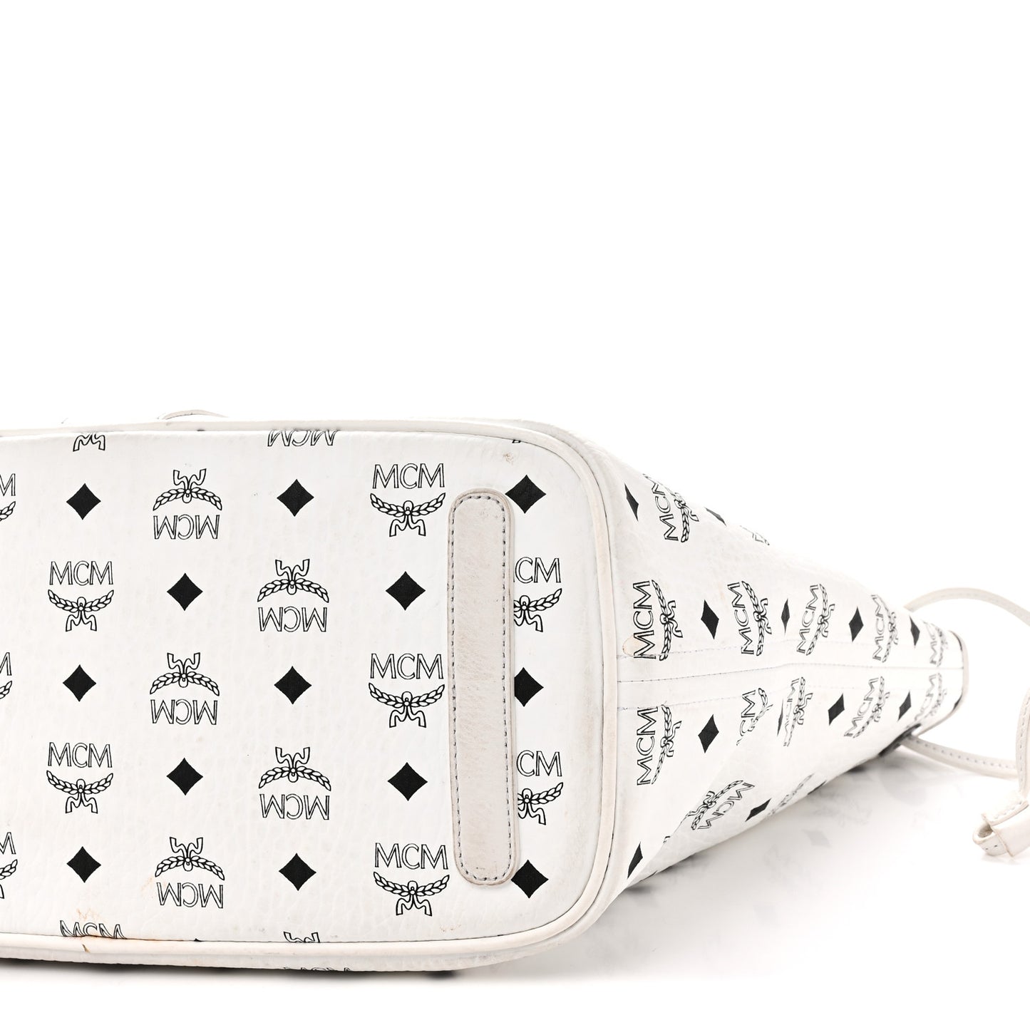 Visetos Medium Liz Reversible Shopper Tote White