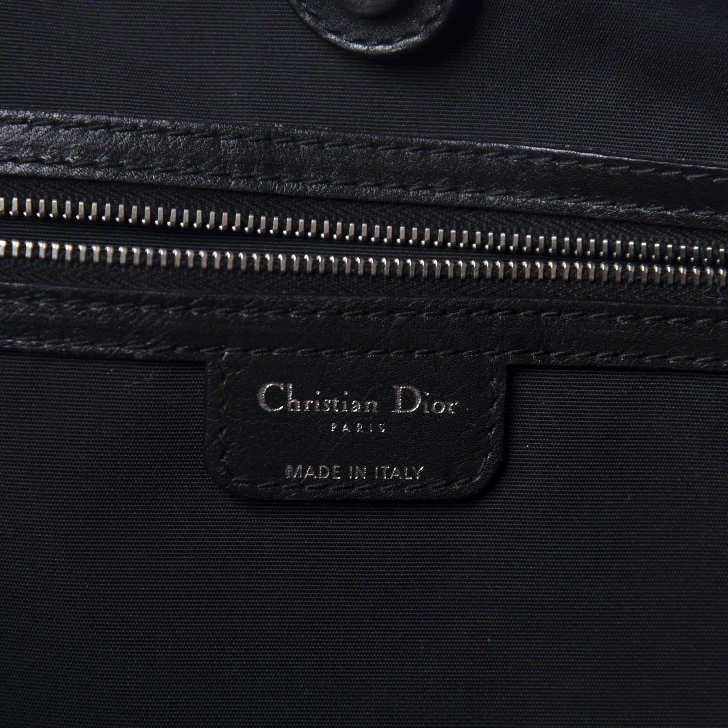 Christian Dior Coated Canvas Cannage Large Panarea Tote Black 9 of 11