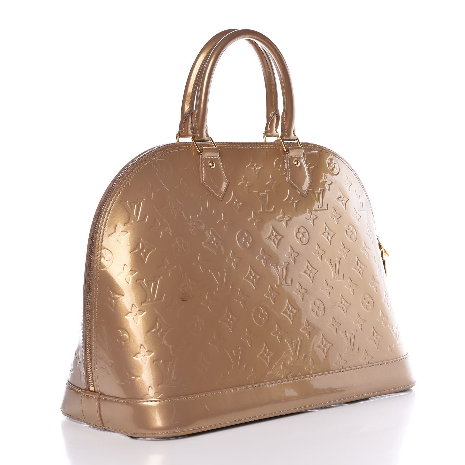 Louis Vuitton Vernis Alma GM Beige Poudre 3 of 22