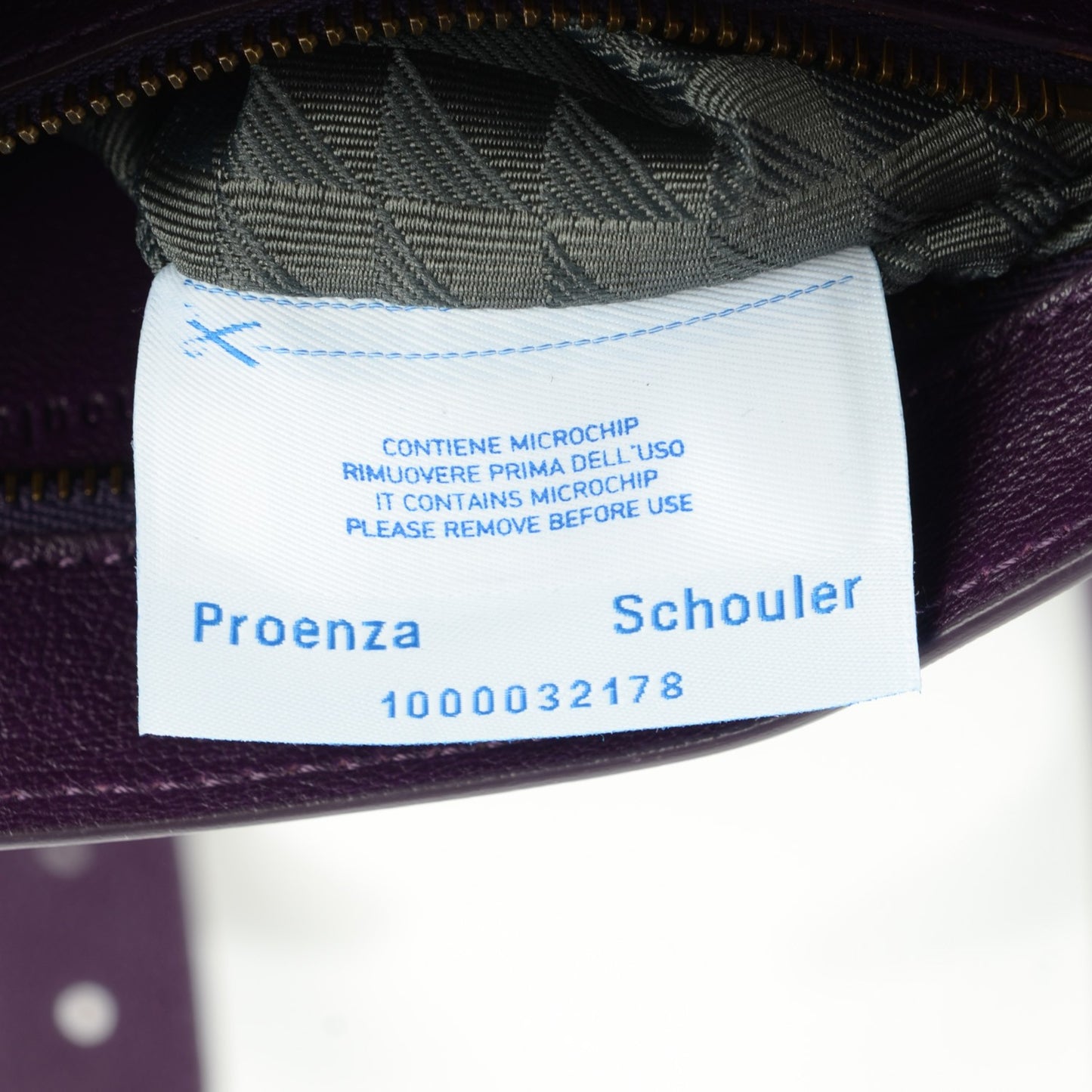 Lambskin PS1 Pouch Messenger Grape Jam