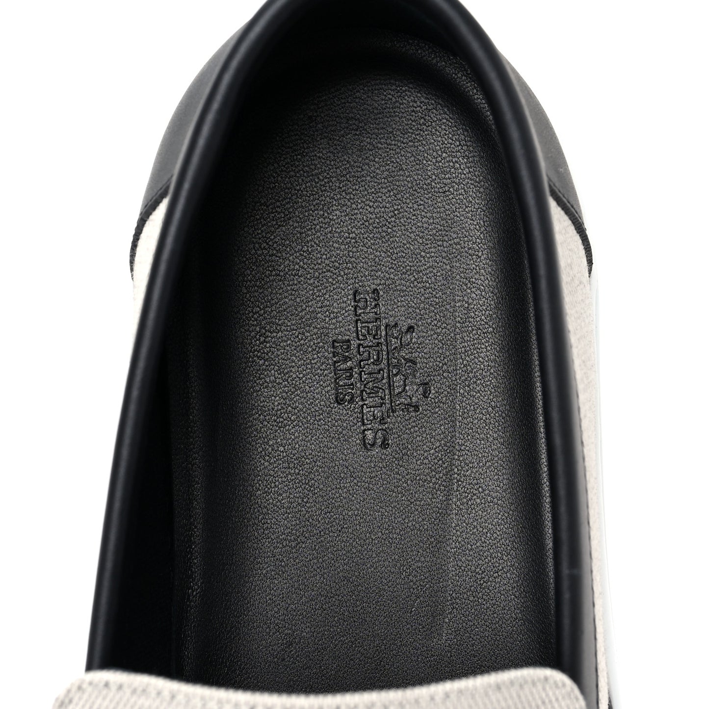 Toile De Coton Calfskin Game Slip On Sneakers 43 Prunoir Black