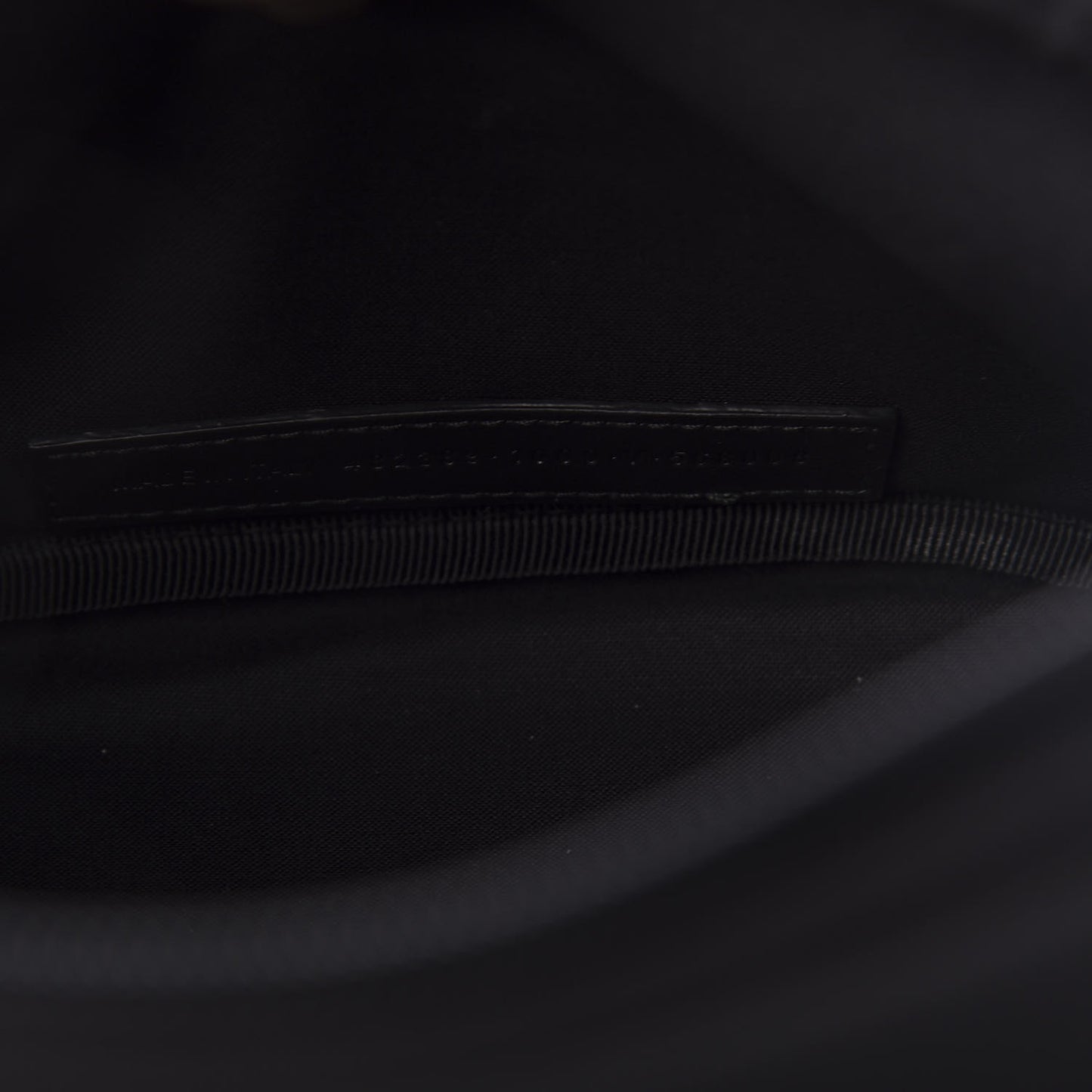 Nylon Logo Embroidered Explorer Beltpack Black
