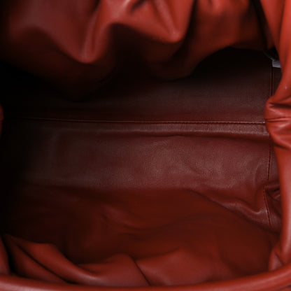 Bottega Veneta Smooth Butter Calf The Pouch Oversized Clutch Rust 5 of 11