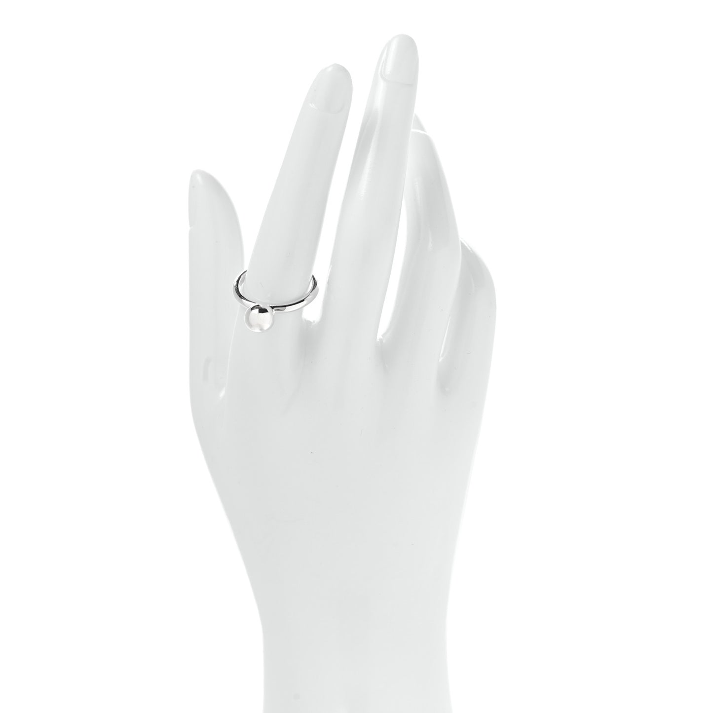 Sterling Silver 8mm Hardwear Ball Ring 57 8