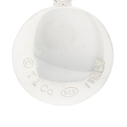 Tiffany Sterling Silver Round Drop Earrings 4 of 5