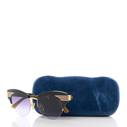 Gucci Glitter Cat Eye Sunglasses GG0283S Black 8 of 8