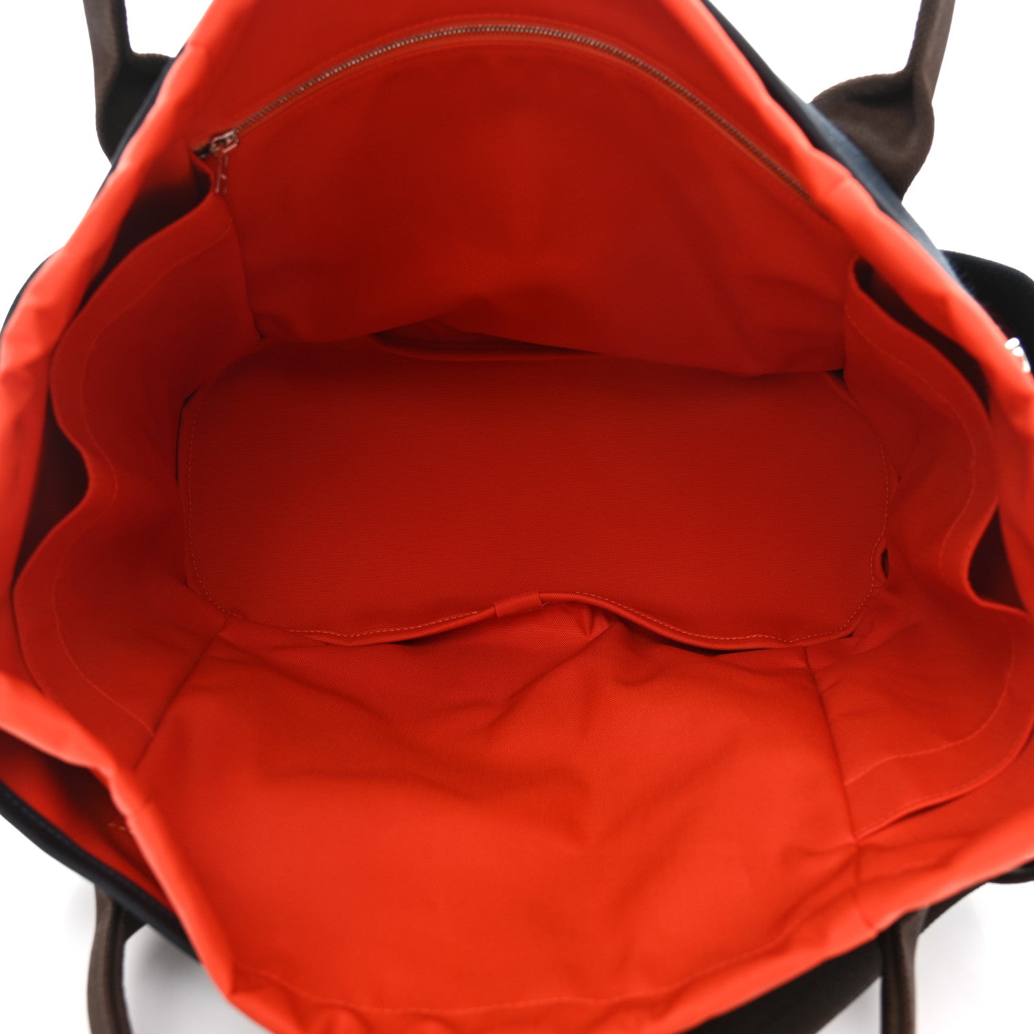 Hermes Canvas The Grooming Bag Bleu Navy Feu 6 of 12