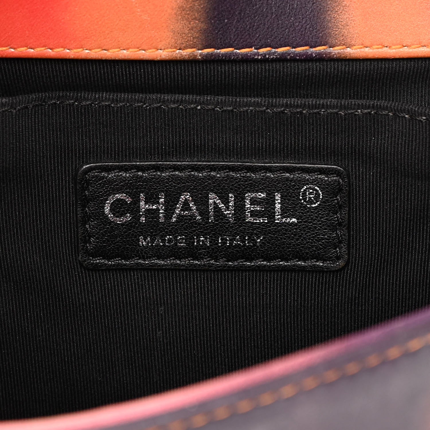 Chanel Printed Lambskin Quilted Medium Flower Power Boy Flap 6 of 21