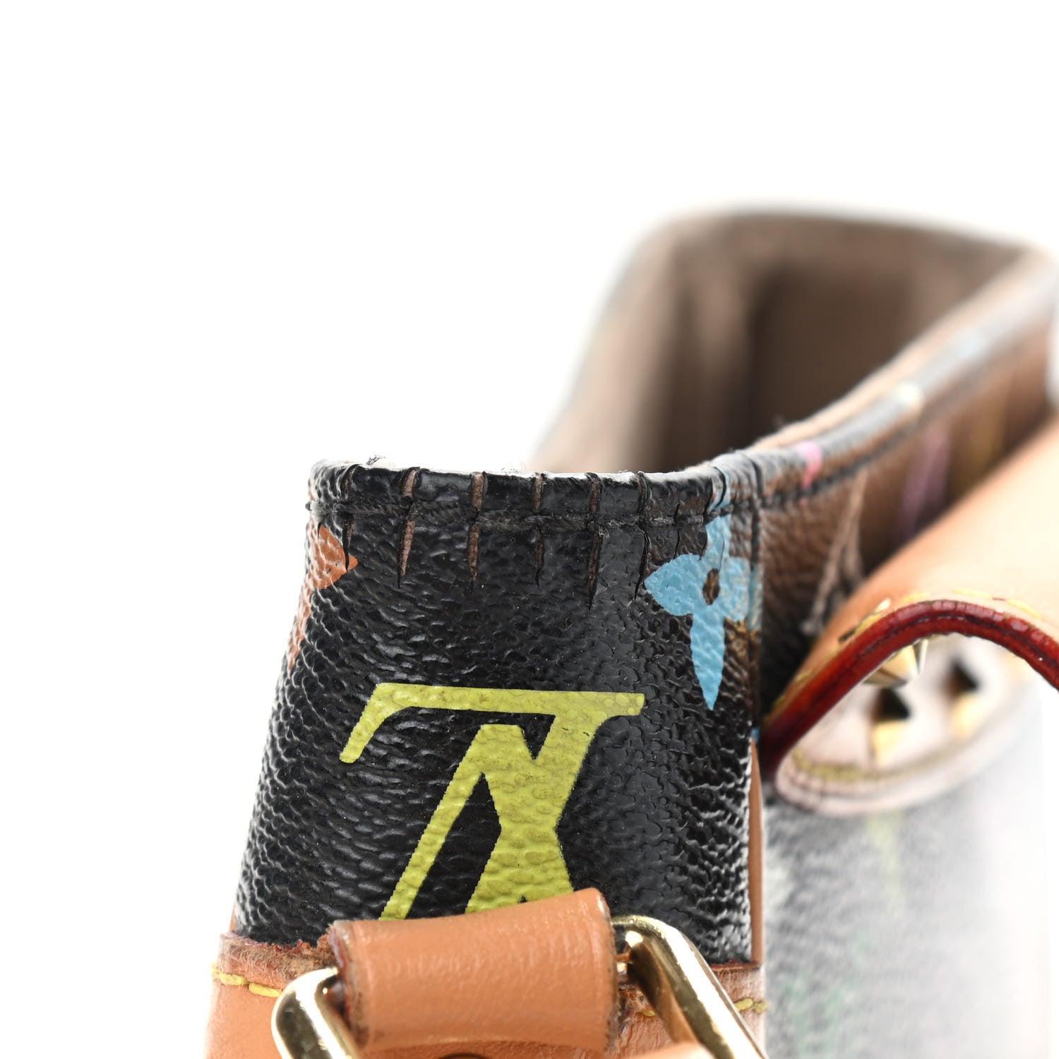 Louis Vuitton Monogram Multicolor Sologne Black 13 of 14