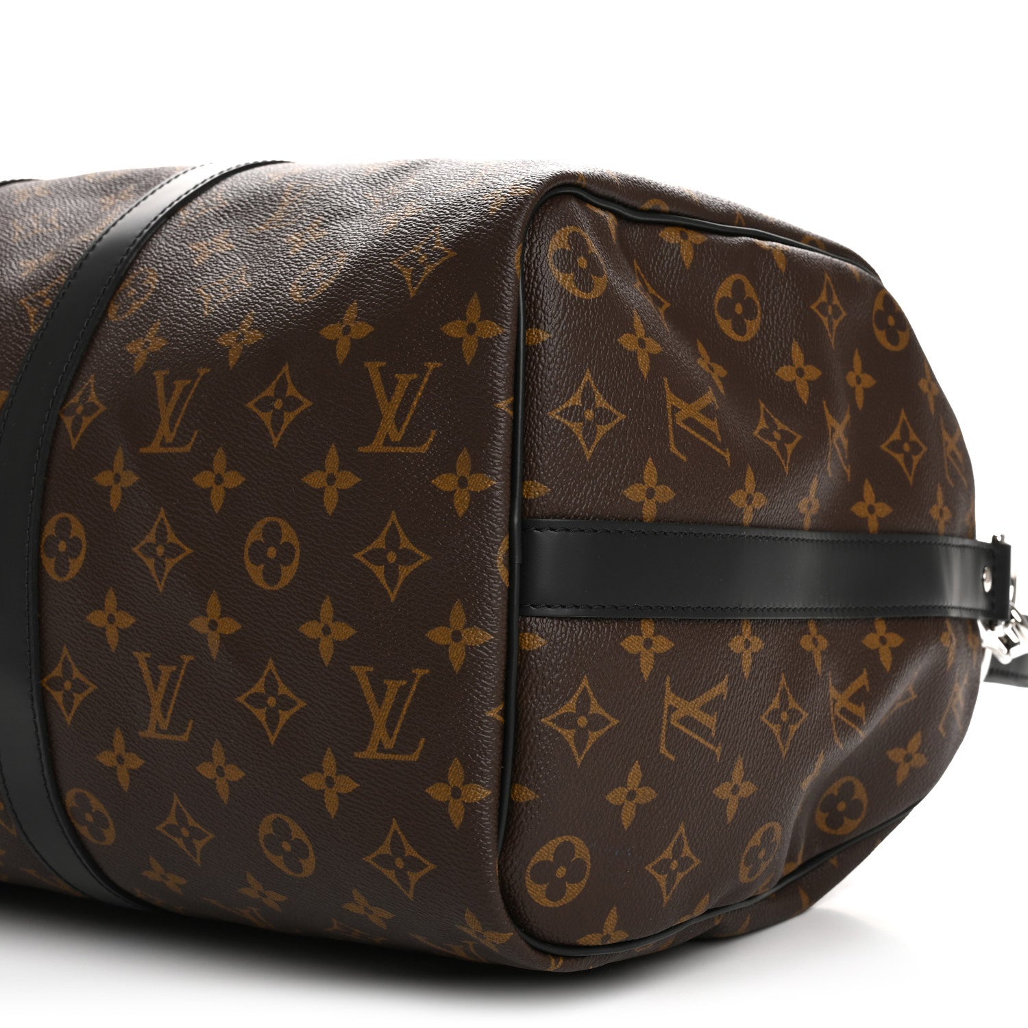 Louis Vuitton Monogram Macassar Keepall Bandouliere 45 8 of 9