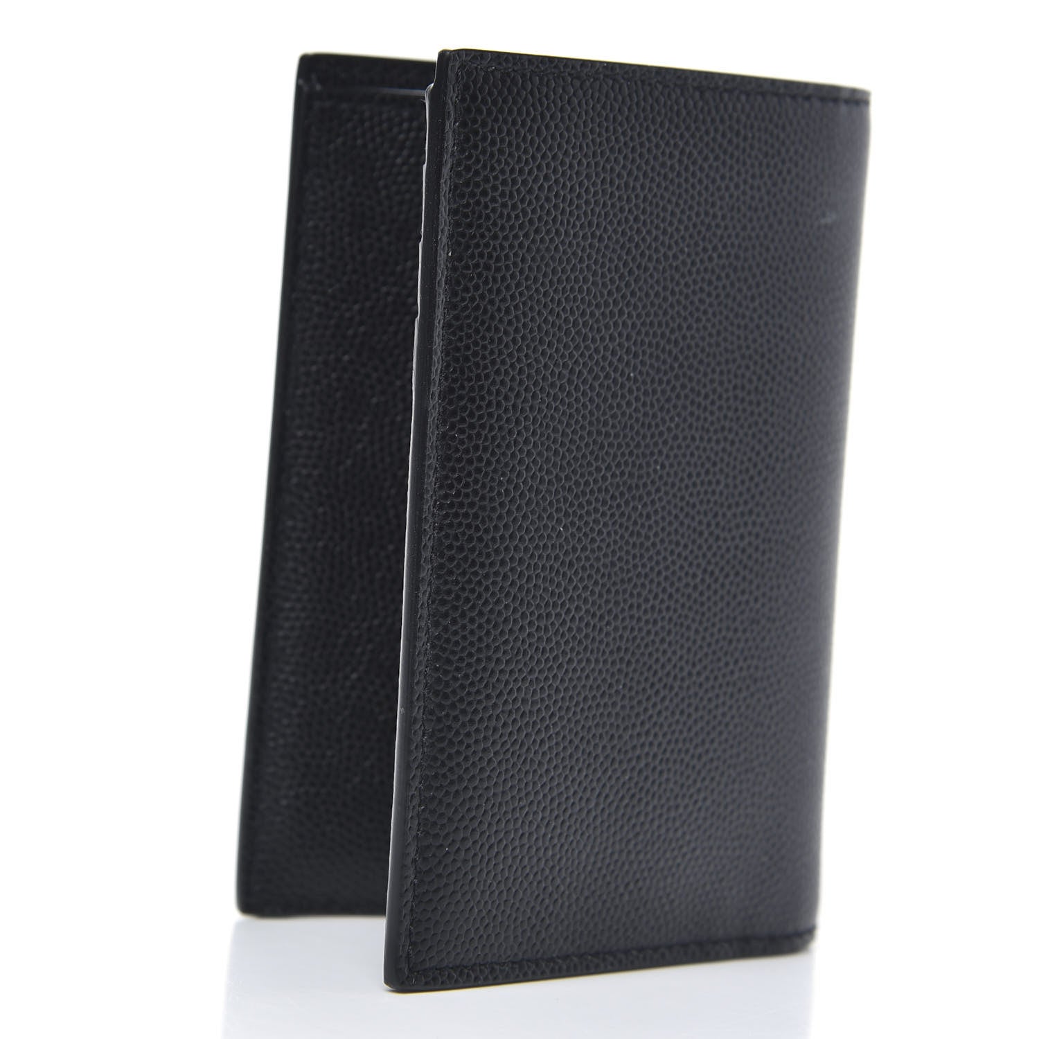 Saint Laurent Grain De Poudre Credit Card Wallet Black 3 of 7