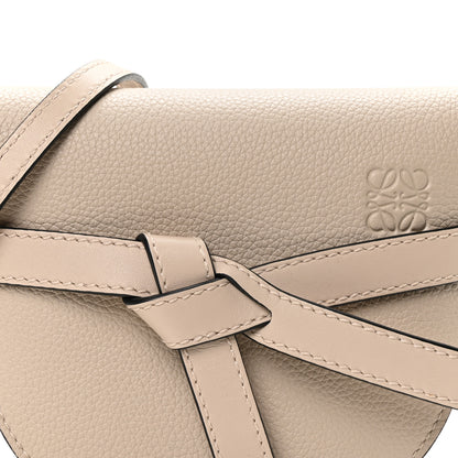 Loewe Grained Calfskin Mini Gate Crossbody Bag Light Oat 7 of 10