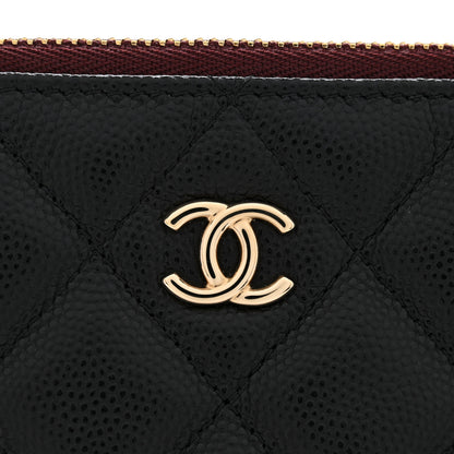 Chanel Caviar Quilted Medium Cosmetic Case Black 8 of 9