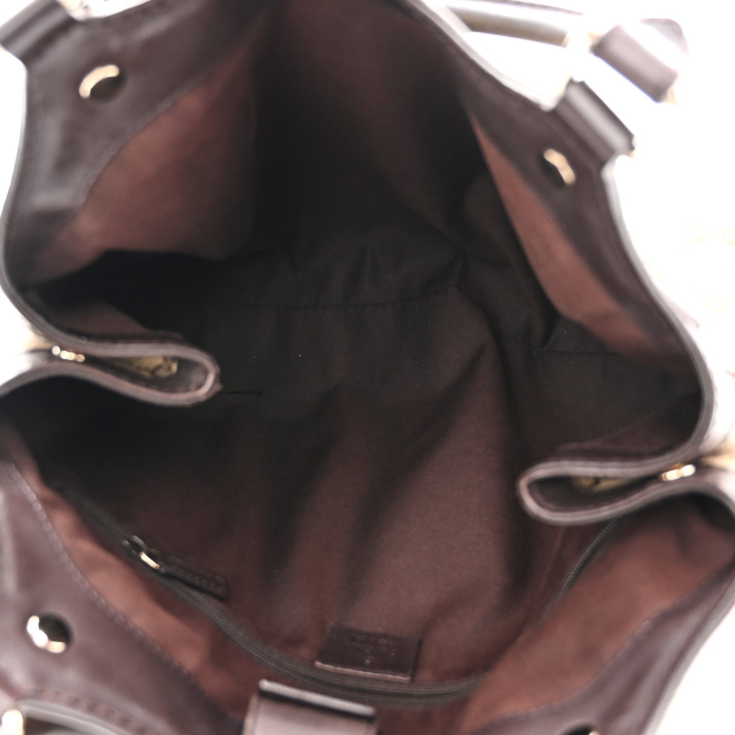 Gucci Monogram Medium Sukey Tote Dark Brown 5 of 11