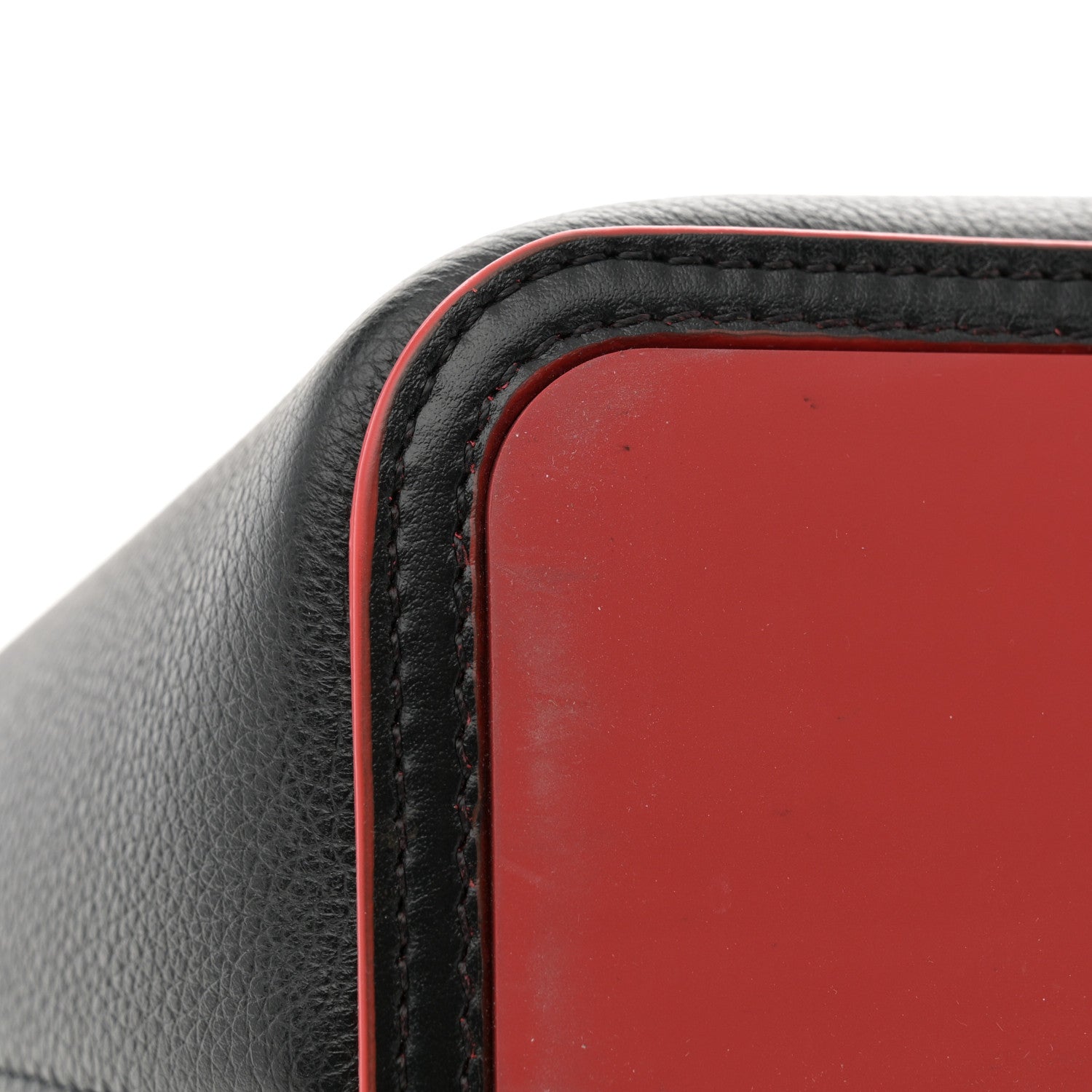 Christian Louboutin Calfskin Empire Spike Studded East West Cabata Tote Black Multicolor 11 of 11