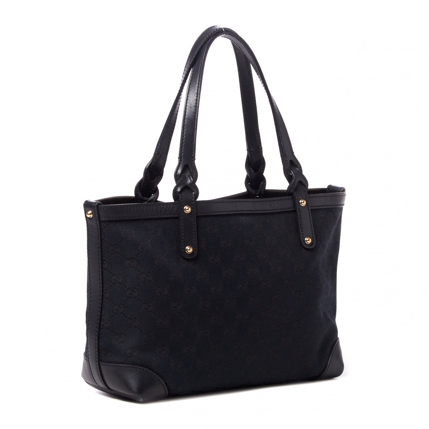 Gucci Monogram Small Craft Tote Black 3 of 9