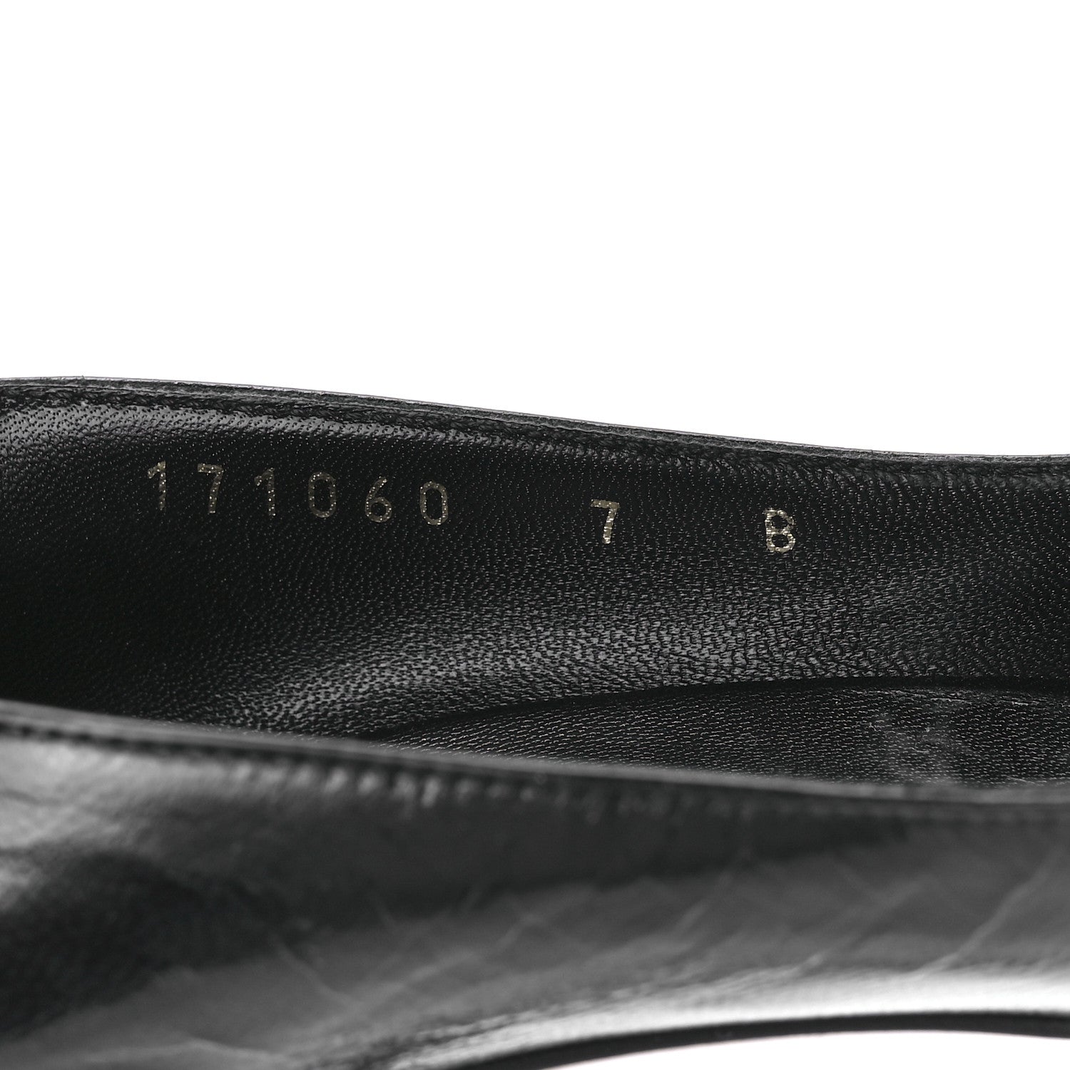 Gucci Calfskin Kristen Bamboo Pumps 37 Black 9 of 9