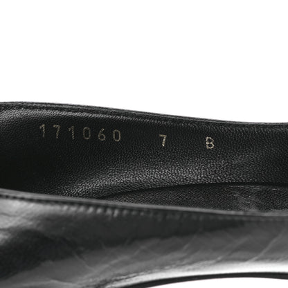 Gucci Calfskin Kristen Bamboo Pumps 37 Black 9 of 9