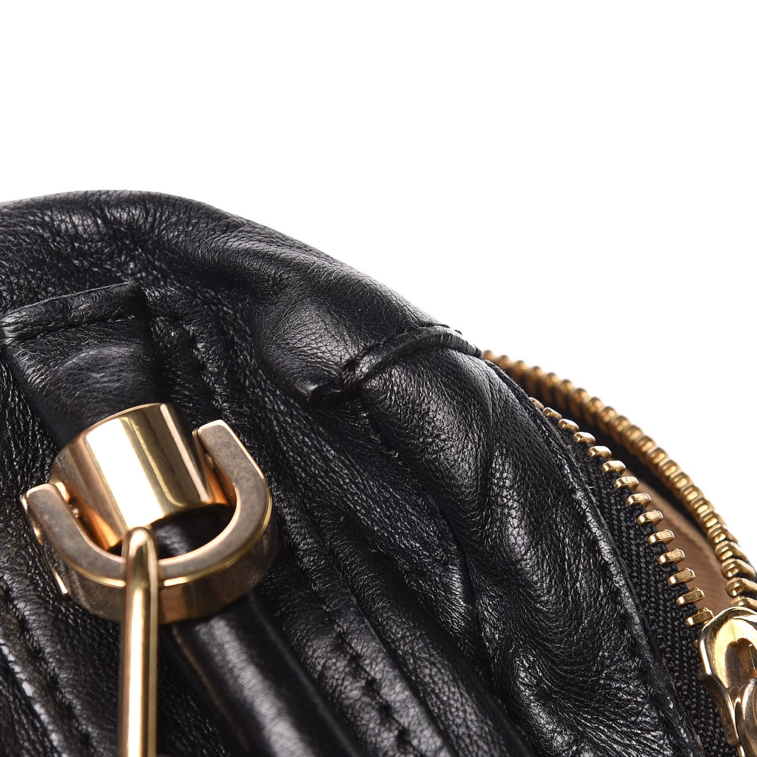 Chloe Calfskin Medium Military Paraty Black 13 of 25